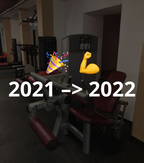 Cvičení v roce 2022, posilovna Praha